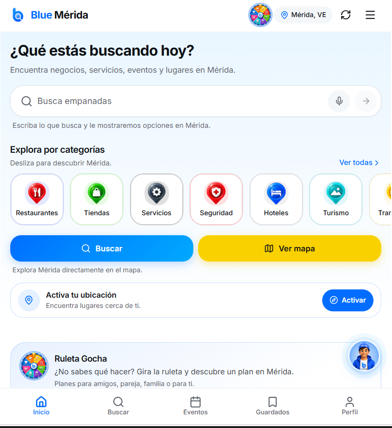 Blue Mérida: guía inteligente de compras y eventos